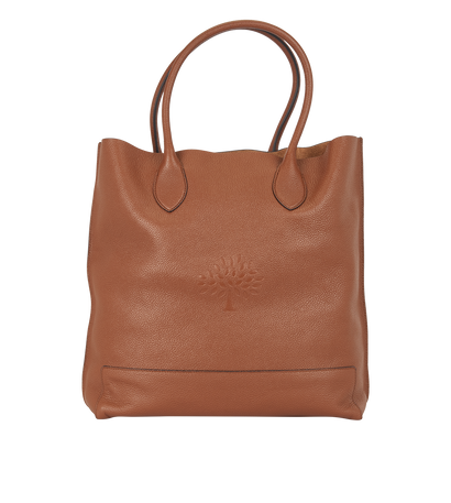Blossom Tote, &pound;350, Handbags, Brown, Leather, Front view